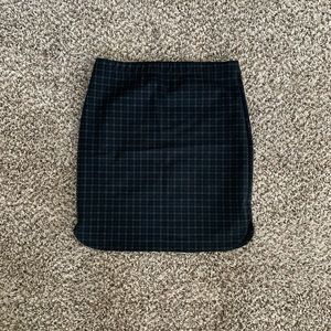 Max studio plaid skirt